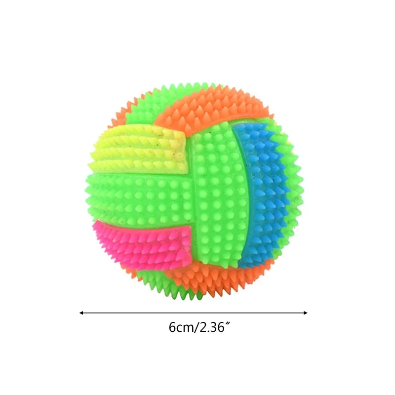 Glowing Squeak Dog Ball