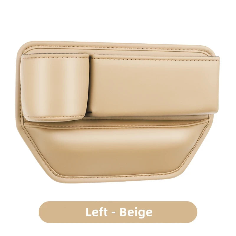 Premium Leather Car Seat Gap Organizer & Phone Holder