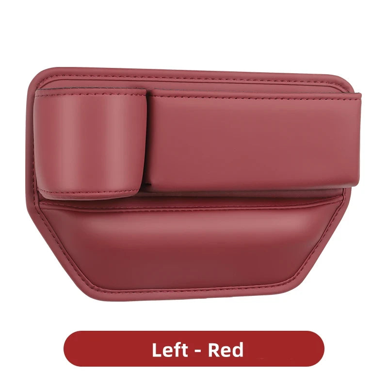 Premium Leather Car Seat Gap Organizer & Phone Holder