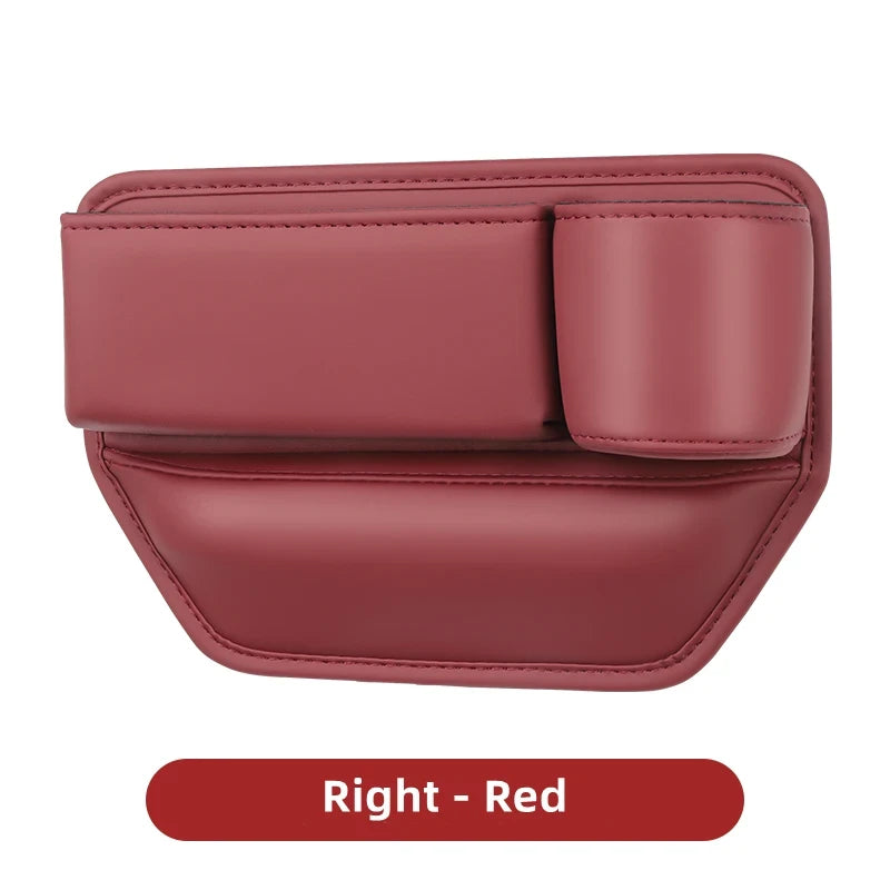 Premium Leather Car Seat Gap Organizer & Phone Holder