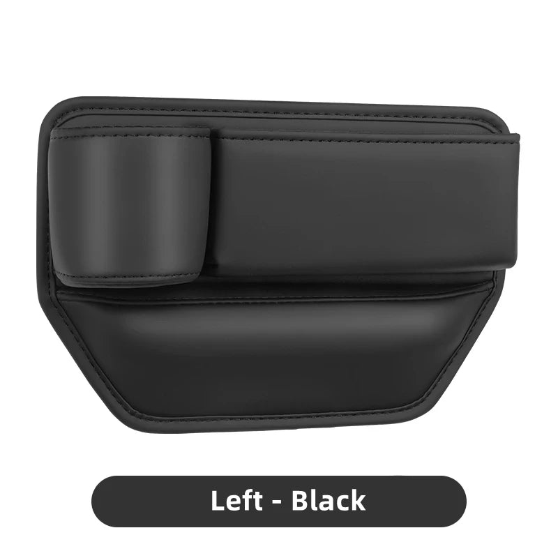Premium Leather Car Seat Gap Organizer & Phone Holder