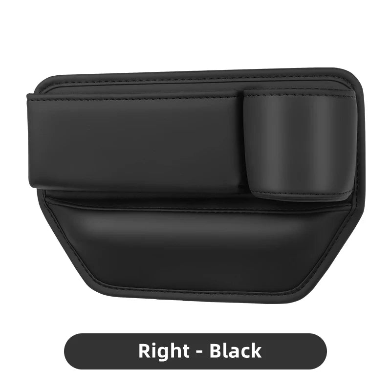 Premium Leather Car Seat Gap Organizer & Phone Holder